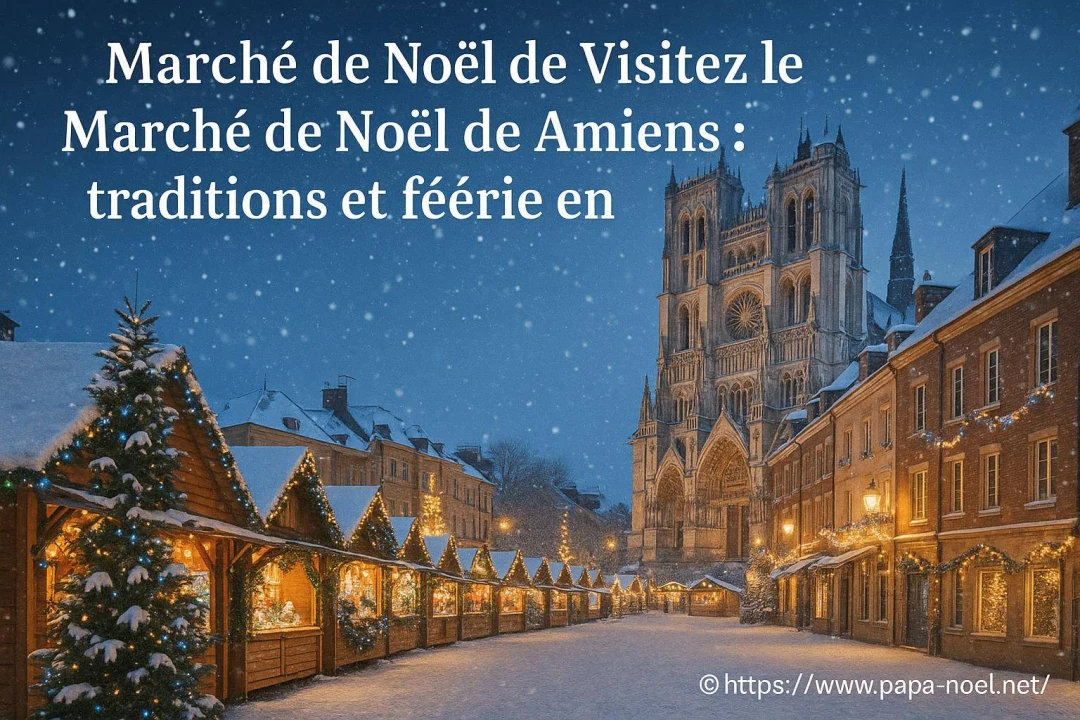 Visitez Amiens : le marché de Noël féerique en 2026