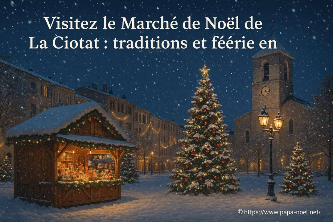 Découvrez le Marché de Noël de La Ciotat : ambiance magique de Noël en 2026