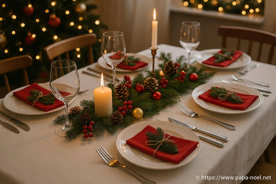 Comment dresser une belle table de Noël  ?