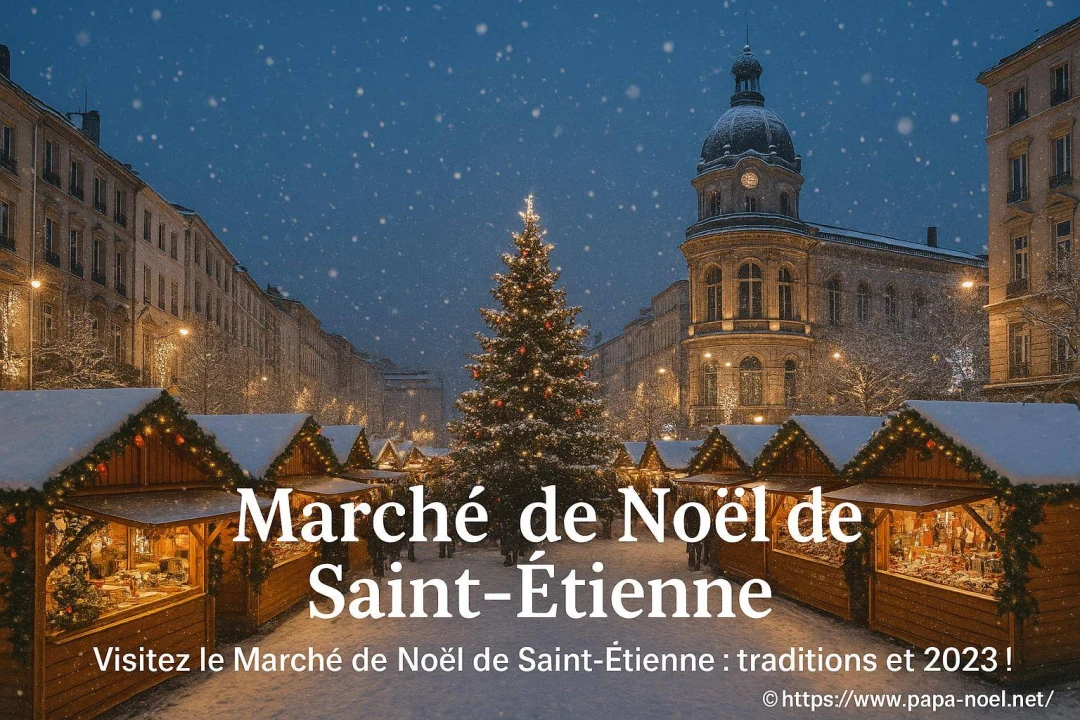 Visitez Saint-Étienne : le marché de Noël féerique en 2026