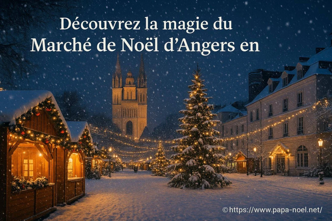 Découvrez le Marché de Noël d'Angers : ambiance magique de Noël en 2026