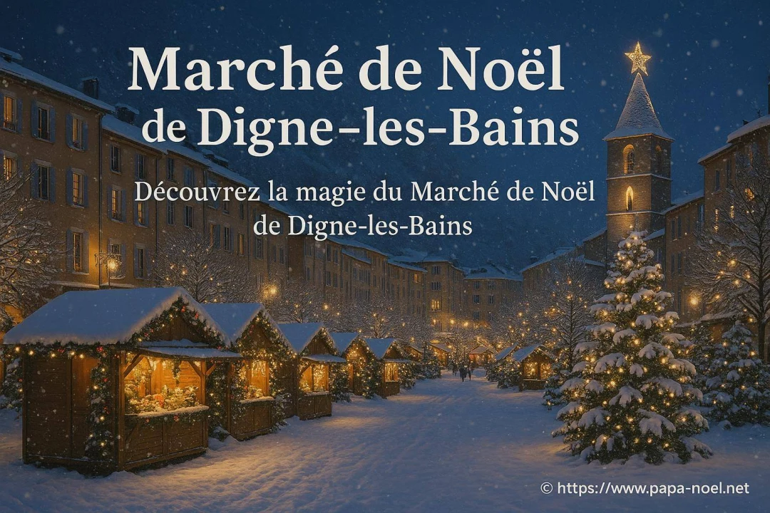 Découvrez le Marché de Noël de Digne-les-Bains : ambiance magique de Noël en 2026
