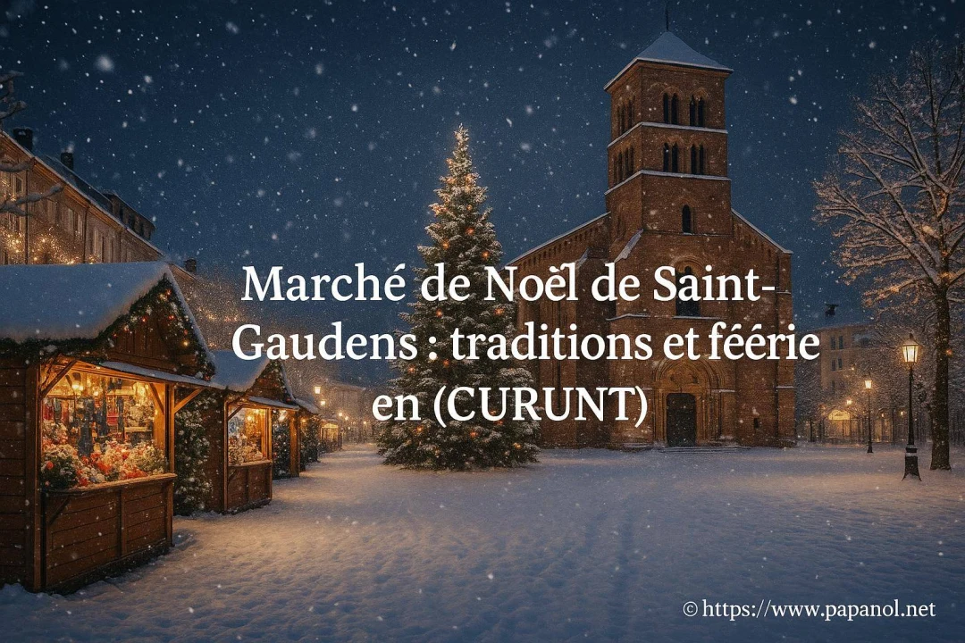 Visitez Saint-Gaudens à Noël 2026 et découvrez son marché de Noël féerique !