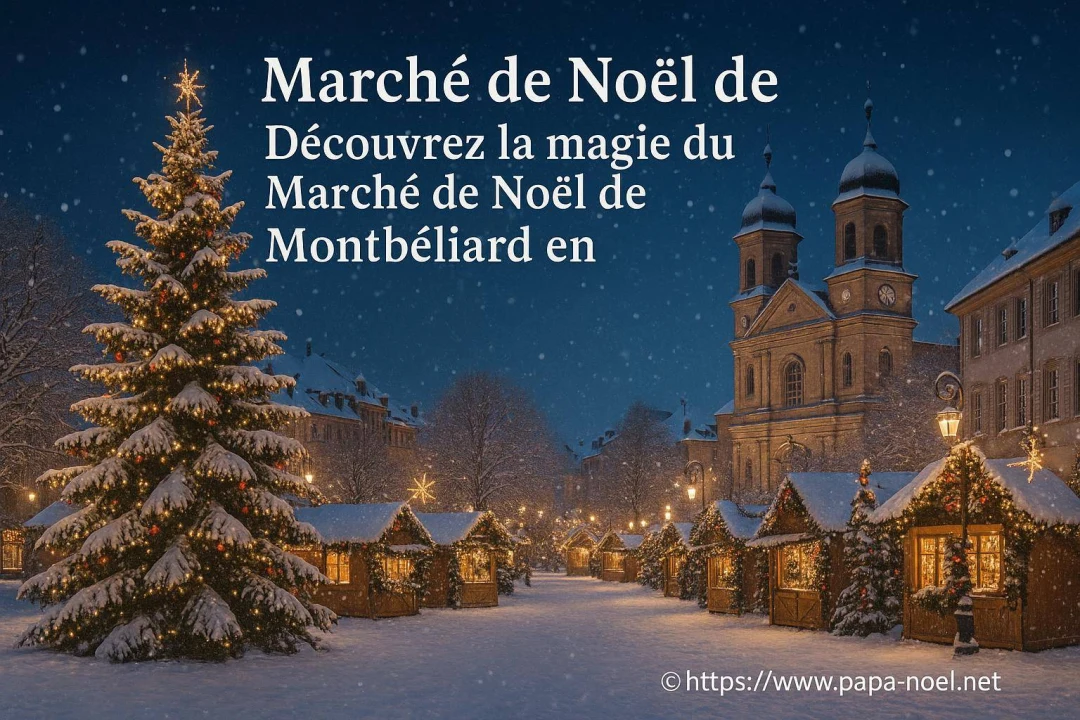 Visitez Montbéliard à Noël 2026 et découvrez son marché de Noël féerique !