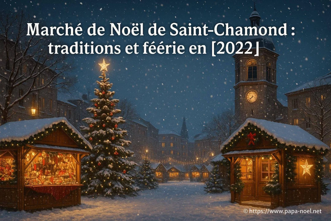 Visitez Saint-Chamond à Noël 2026 et découvrez son marché de Noël féerique !