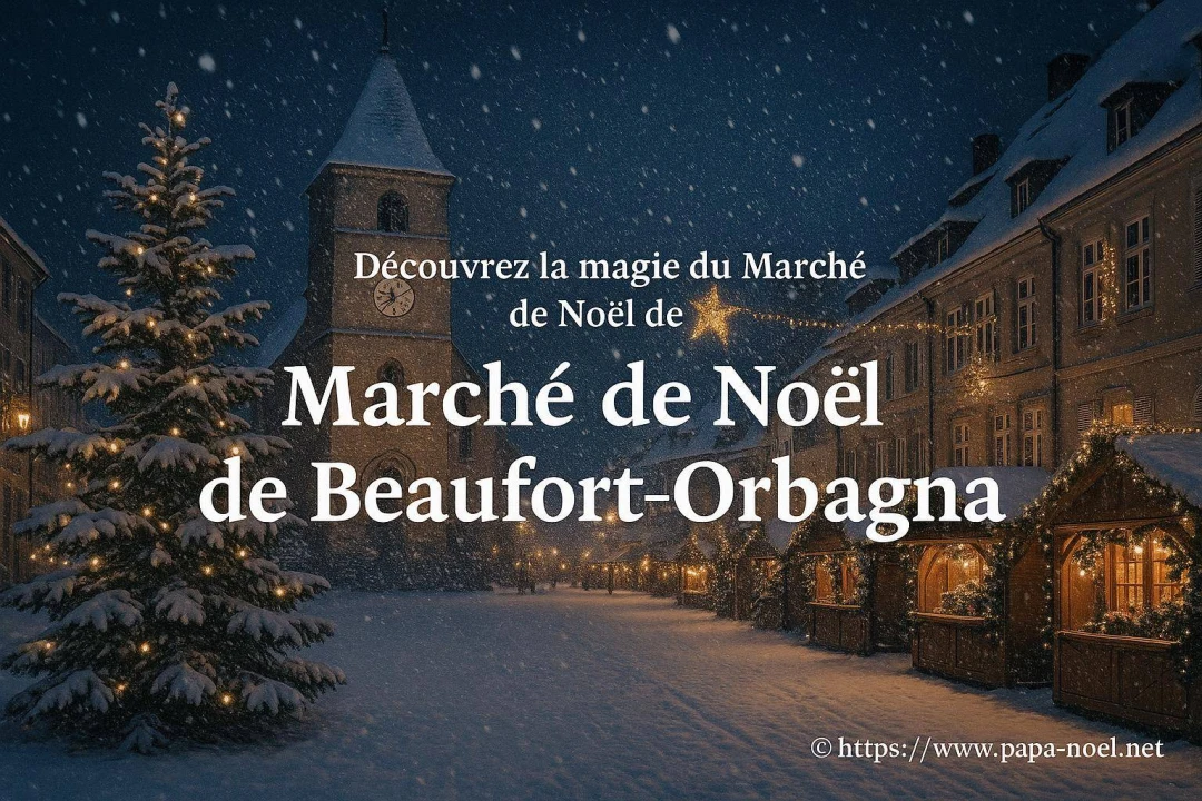 Visitez Beaufort-Orbagna à Noël 2026 et découvrez son marché de Noël féerique !