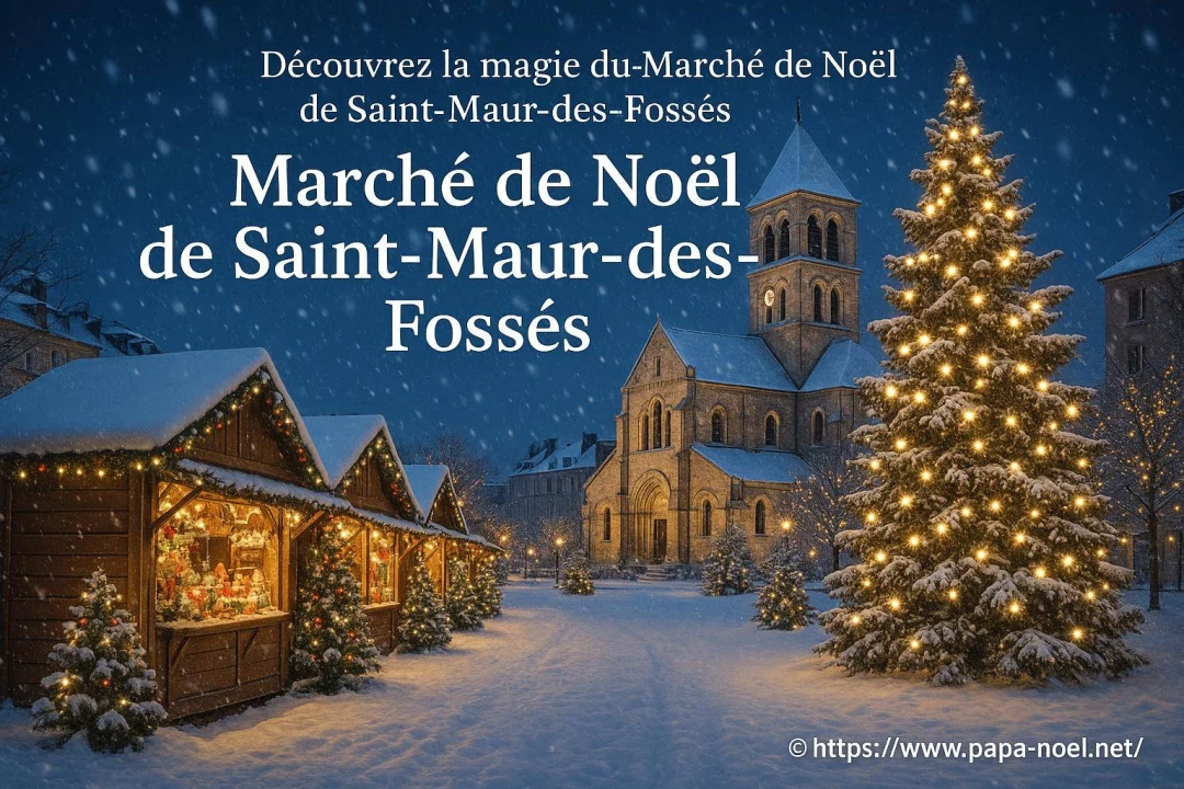 Visitez Saint-Maur-des-Fossés à Noël 2026 et découvrez son marché de Noël féerique !