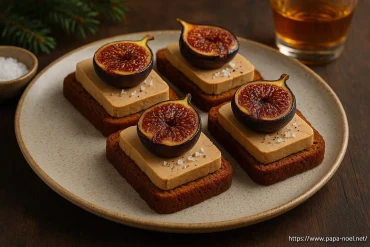 Bruschettas pain d'épices, foie gras et figues rôties : une recette festive et gourmande