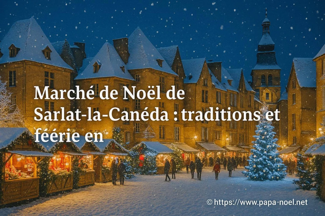 Visitez Sarlat-la-Canéda à Noël 2026 et découvrez son marché de Noël féerique !