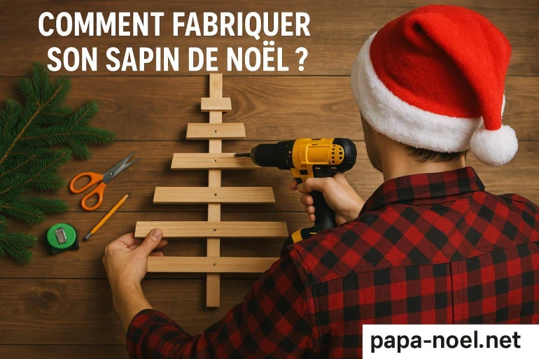 Comment fabriquer son sapin de Noël facilement chez soi ?