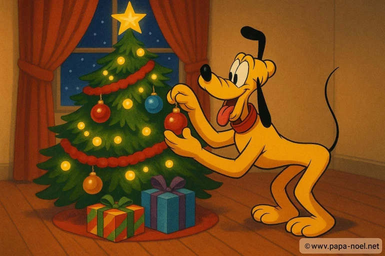 Le sapin de Noël de Pluto : une aventure festive à partager