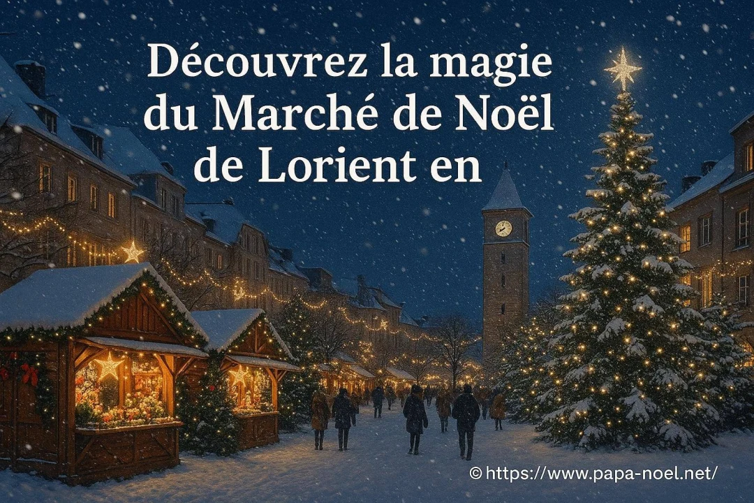 Visitez Lorient à Noël 2026 et découvrez son marché de Noël féerique !