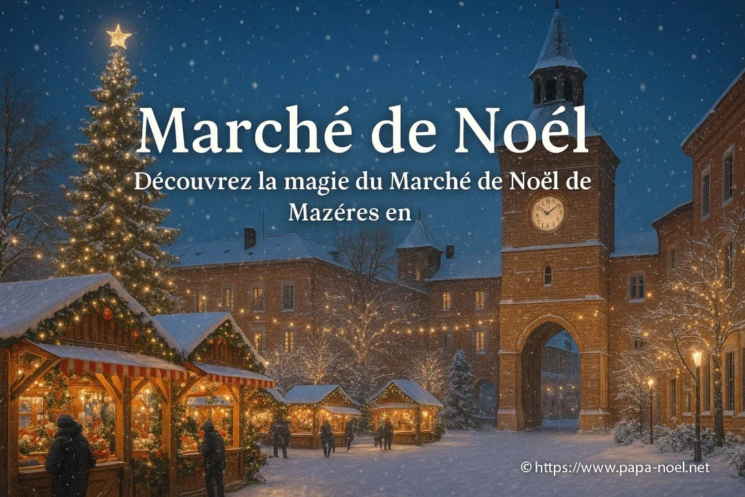 Découvrez le Marché de Noël de Mazères : ambiance magique de Noël en 2026