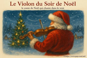 Le violon du soir de Noël : le conte qui chante dans le vent