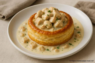 Vol-au-vent de poularde et foie gras : la recette festive incontournable