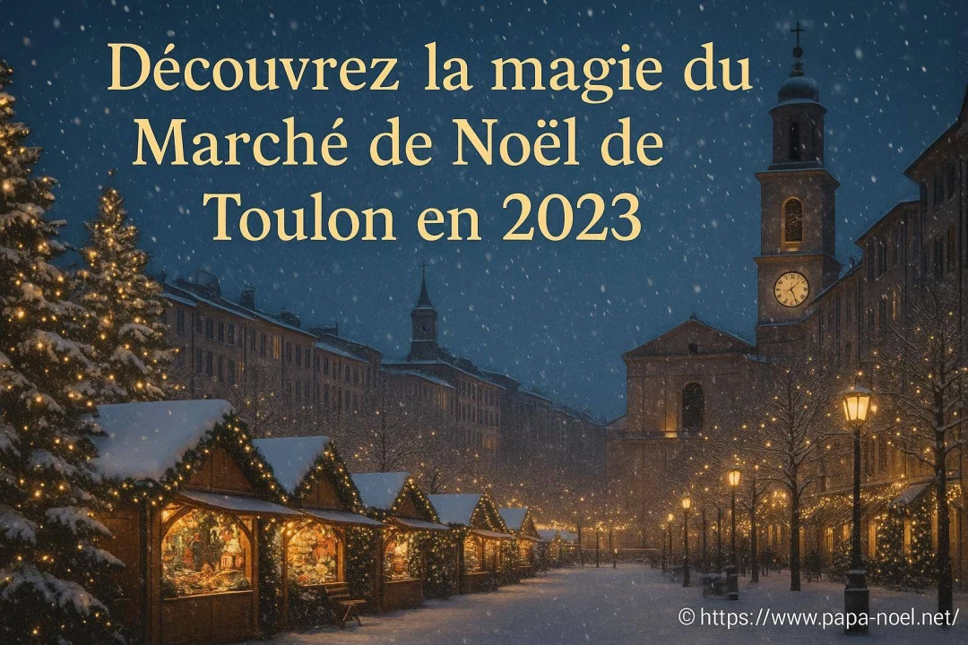 Découvrez le Marché de Noël de Toulon : ambiance magique de Noël en 2026