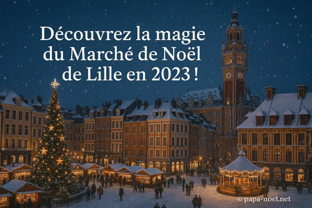 Visitez Lille à Noël 2026 et découvrez son marché de Noël féerique !