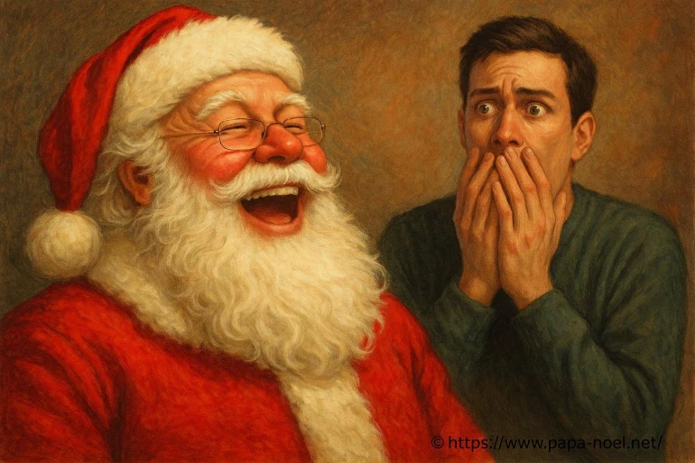 Le rire du père noël : entre amusement et angoisse