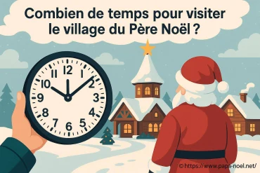 Combien de temps faut-il pour visiter le village du Père Noël ?