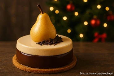 Entremets poire chocolat : recette gourmande pour Noël