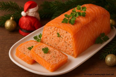 Recette de terrine de saumon de Noël facile et gourmande