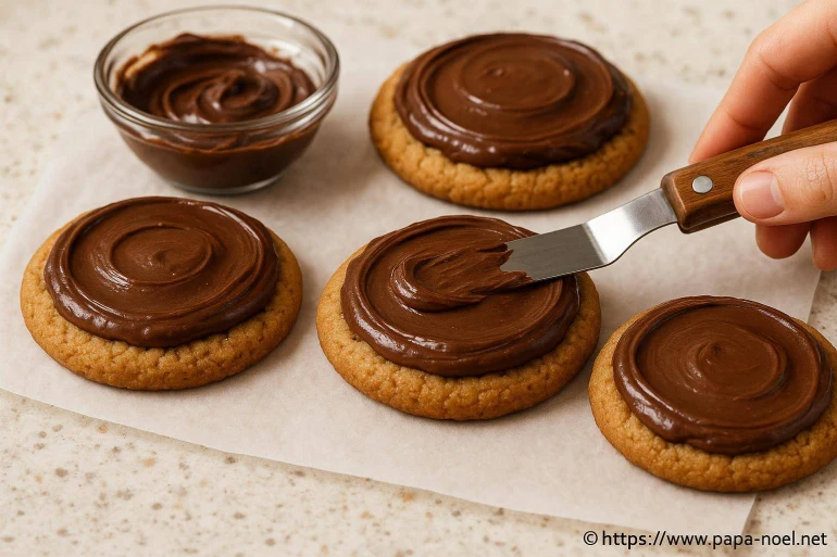 Recette de cookies au chocolat moelleux avec glaçage