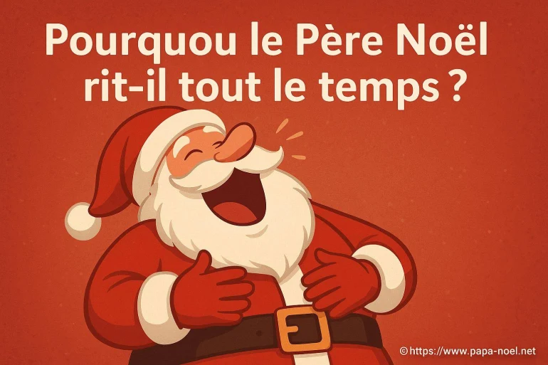 Pourquoi le Père Noël rit-il tout le temps ?