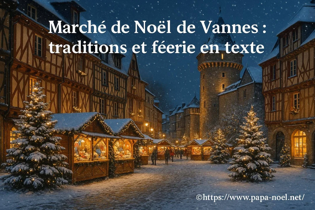 Visitez Vannes à Noël 2026 et découvrez son marché de Noël féerique !