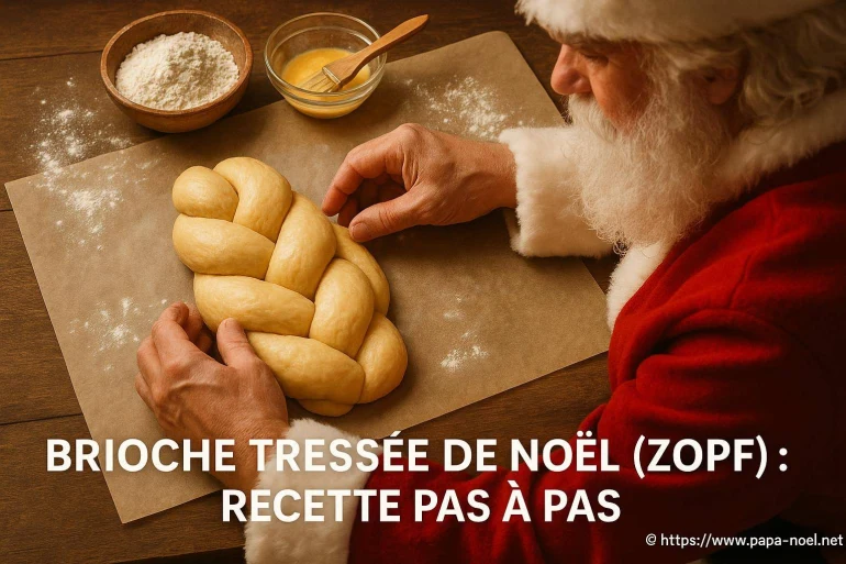Brioche tressée de Noël (Zopf) : recette pas à pas pour réussir