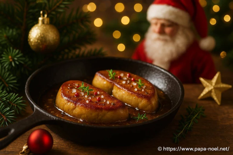 Foie gras poêlé de Noël : recette festive et gourmande à savourer