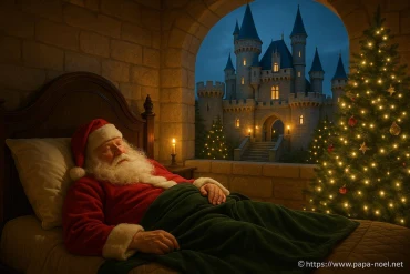 Le château féérique du père Noël à dunkerque se visite en décembre 2025