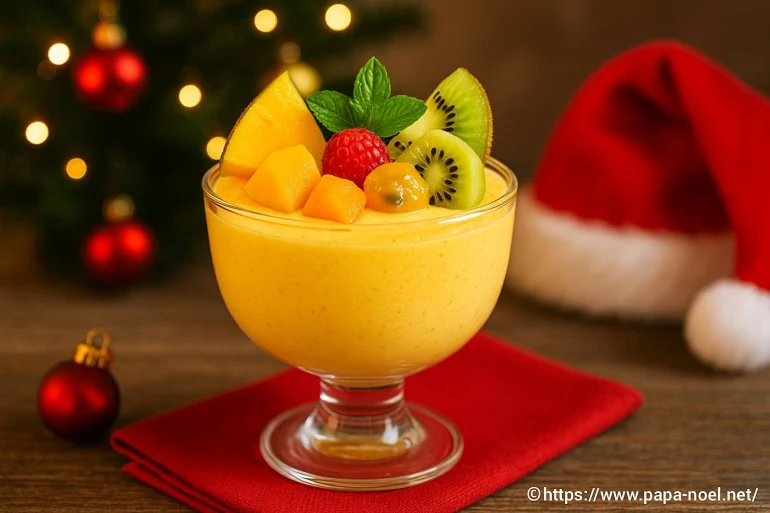 Mousse aux fruits exotiques : une douceur fraîche pour Noël