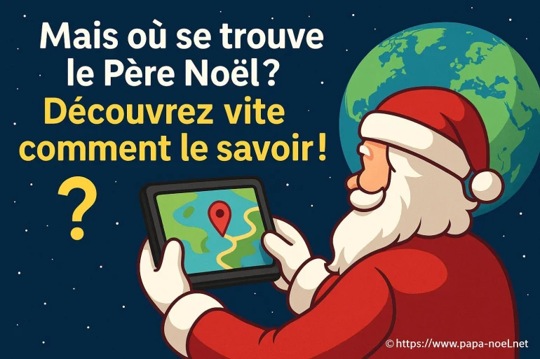 Où se trouve le père noël en 2025 ? suivez-le en direct