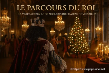 Le parcours du roi, la visite-spectacle de noël 2025 au château de versailles
