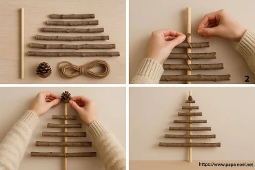 Fabriquer un sapin de Noël fait maison : tutoriel pas à pas pour réussir
