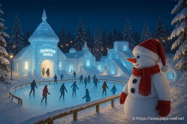 Noël au Snowman World : découvrez le village de glace et ses patinoires