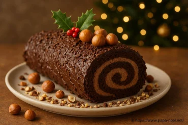 Bûche roulée chocolat noisette : recette festive facile et gourmande