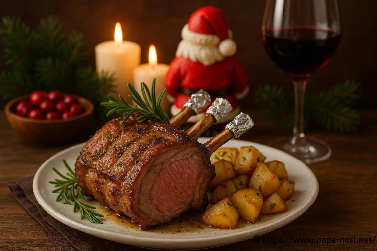 Recette de carré d'agneau de Noël : comment réussir un plat festif