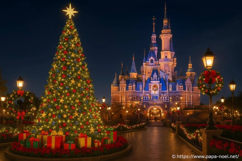 Noël à Shanghai Disneyland : découvrez des décorations grandioses