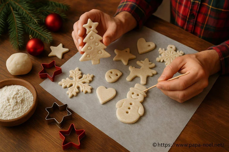Bricolage de Noël avec pâte à sel : idées créatives et astuces pratiques