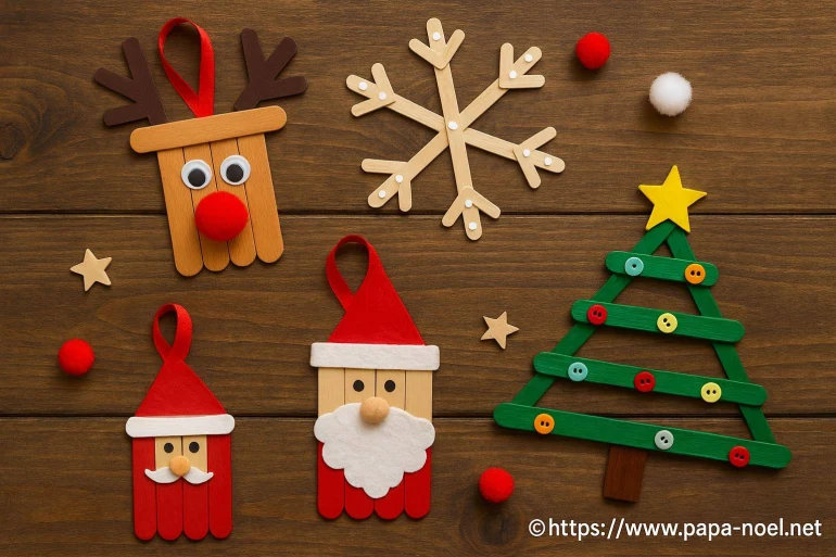 Batonnet bricolage Noël : idées créatives et originales pour décorer vos fêtes