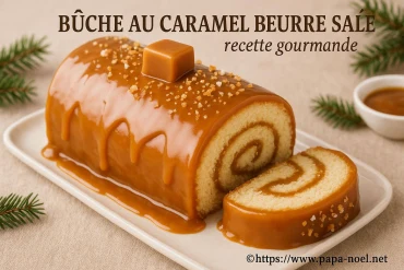 Bûche au caramel beurre salé : recette gourmande et facile à réaliser
