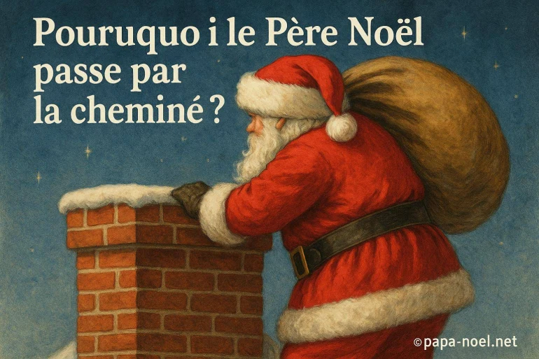Pourquoi le Père Noël passe-t-il par la cheminée ?