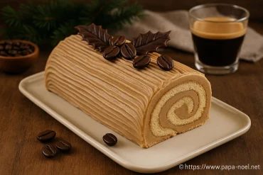 Bûche de Noël au café : recette intense et raffinée à savourer