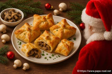 Feuilletés aux champignons de Noël : une recette savoureuse et facile