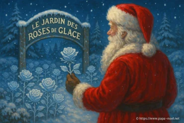 Le jardin des roses de glace : l’histoire de Noël où l’hiver fleurit