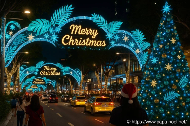 Noël à Singapour : comment Orchard Road se transforme en féerie tropicale