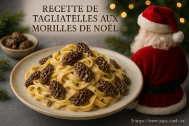 Recette de tagliatelles aux morilles pour un Noël gourmand