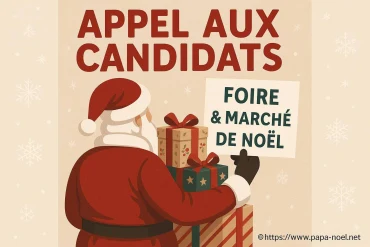 Appel aux candidats pour la foire et le marché de noël 2025 à alignan-du-vent