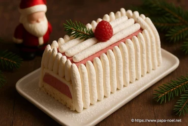 Bûche glacée façon vacherin : recette givrée pour un Noël réussi